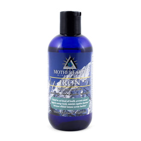 Bouteille de 8 oz de fer ionic de Mother Earth Minerals vue de face