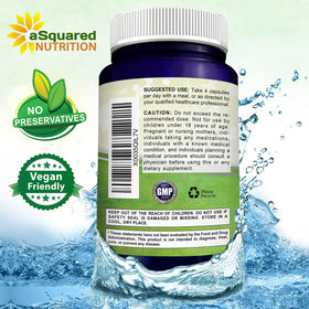 Bouteille de aSquared Nutrition Myo-Inositol sur un fond neutre