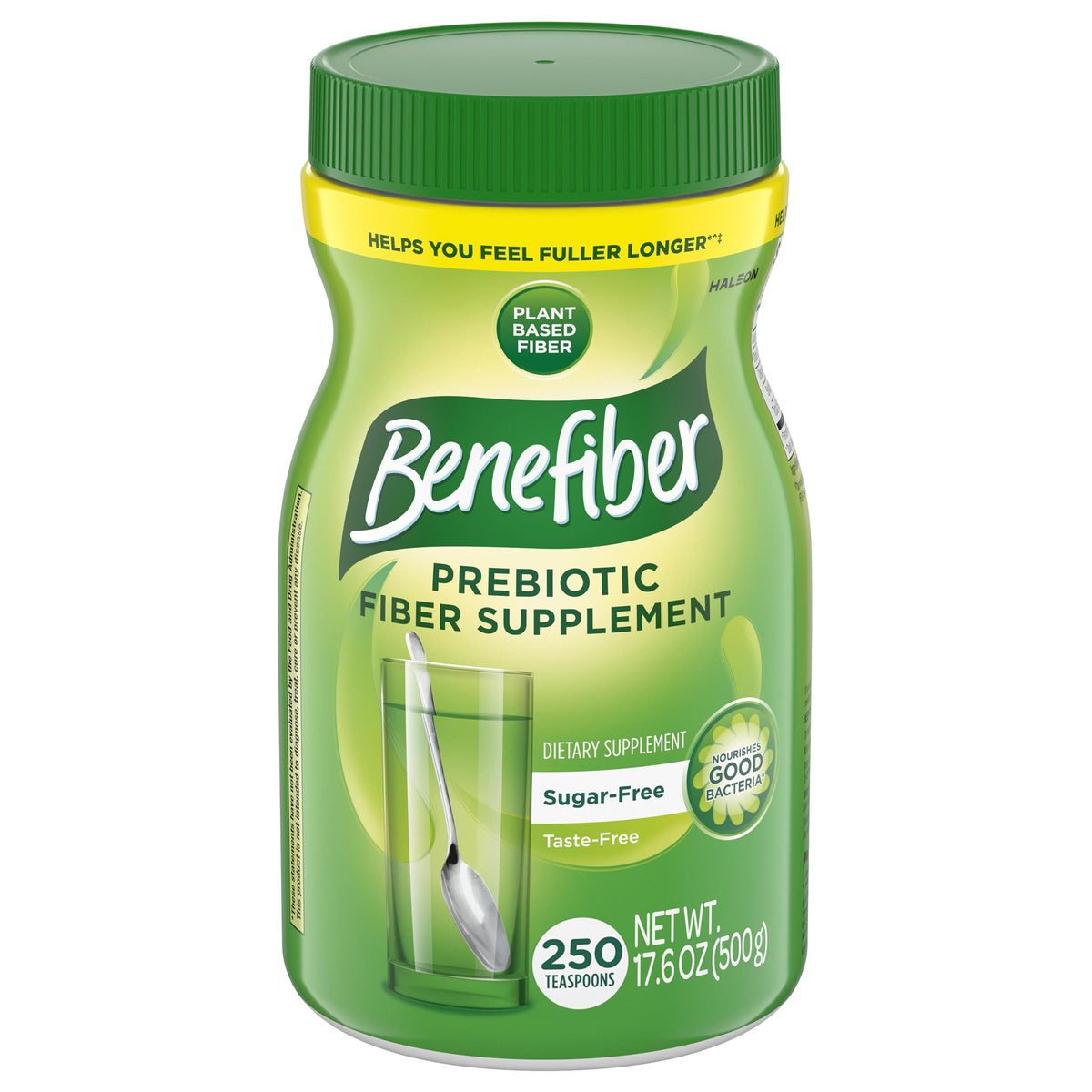 Bouteille de Benefiber Poudre Prébiotique 250 Cuillères vue de face