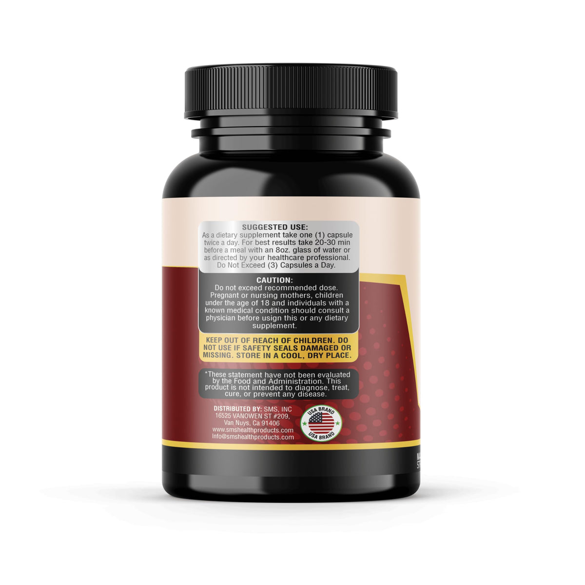 Bouteille de Berbérine HCl 1200mg sur une table, entourée de plantes
