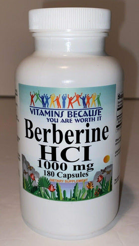 Bouteille de Berbérine Pure Vitamins Because 1000mg face avant