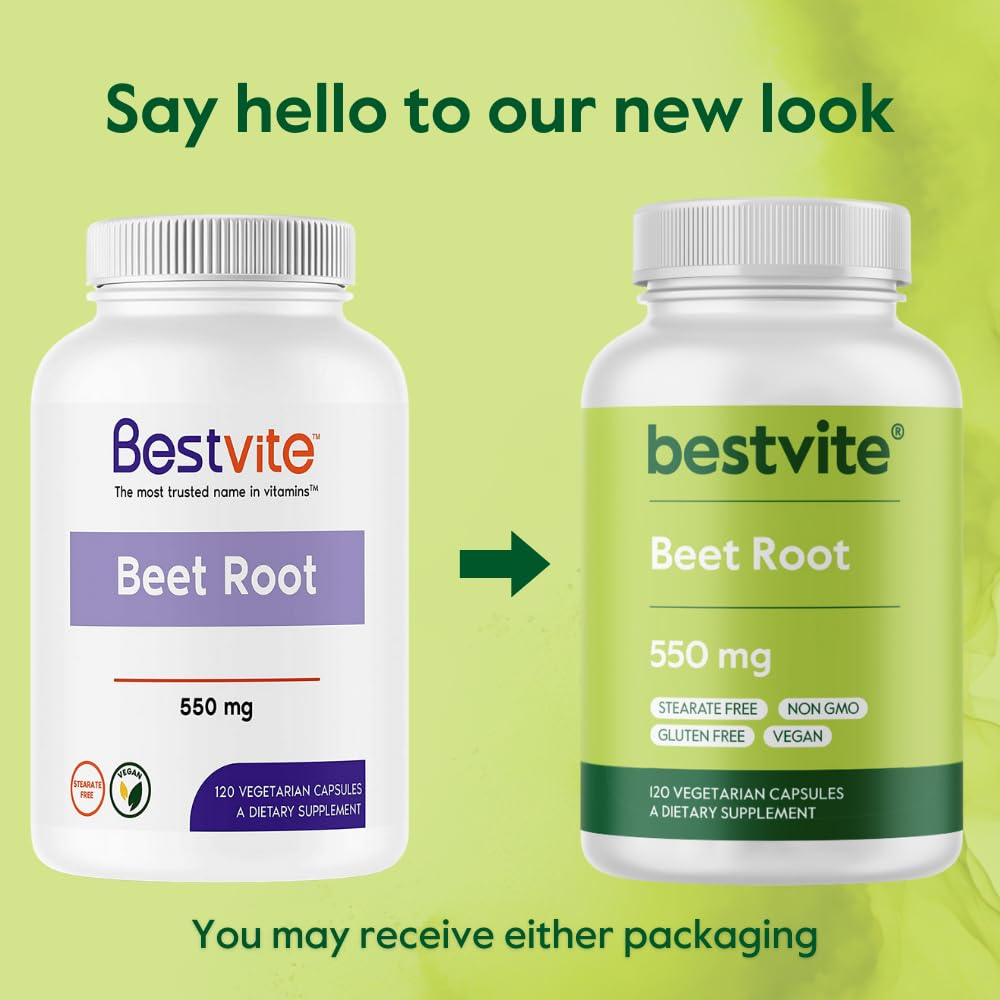 Bouteille de Betterave BESTVITE avec des légumes frais en arrière-plan