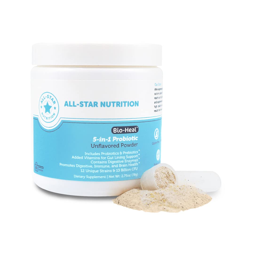 Bouteille de Bio-Heal® Probiotique All-Star Nutrition 109g vue de face