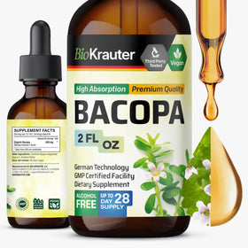 Bouteille de BIO KRAUTER Bacopa Monnieri 141g vue de face