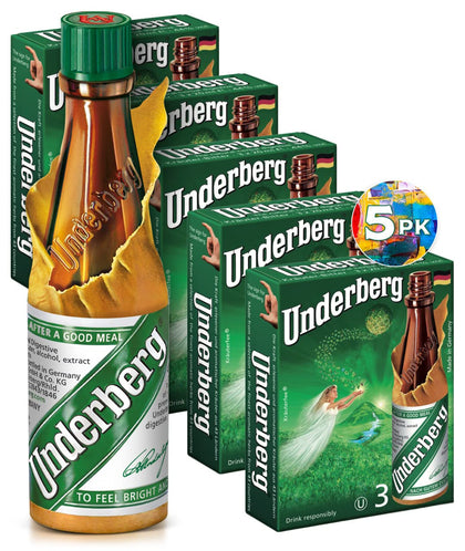 Bouteille de bitters naturels Underberg 2 oz, vue de face