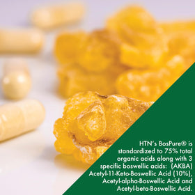 Bouteille de Boswellia 300mg Health Thru Nutrition ouverte