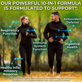 Bouteille de capsules d'Echinacée Bio Nutrition Restore ouverte avec capsules visibles