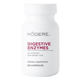 Bouteille de capsules d'enzymes Modere 60 unités vue de face