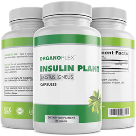 Bouteille de capsules d'insuline ORGANOPLEX vue de face