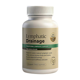 Bouteille de capsules de drainage lymphatique Tnaasmais vue de face