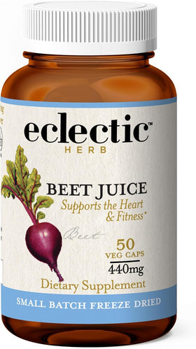 Bouteille de capsules de jus de betterave bio ECLECTIC INSTITUTE