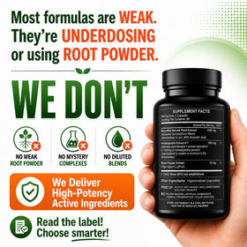 Bouteille de capsules HCL HERBAL CODE LABS avec étiquette