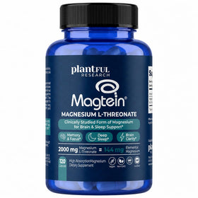 Bouteille de capsules Magnésium L-Thréonate 2000mg de PLANTFUL RESEARCH