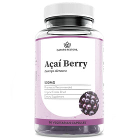 Bouteille de capsules Nature Restore Bio Baies d'Acai 90 unités