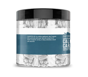 Bouteille de carbonate de calcium Earthborn Elements, arrière