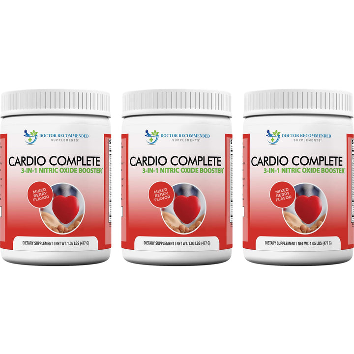 Bouteille de Cardio Complete 3-en-1 L-Arginine 5000mg vue de face