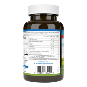 Bouteille de Carlson Nutra-Support Prostate, gélules visibles