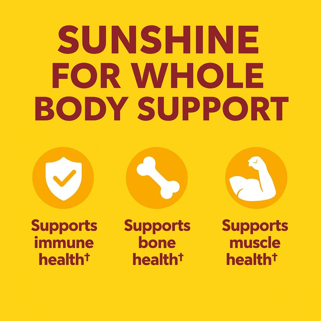 Bouteille de Chloe'C Vitamine D3 avec couvercle ouvert