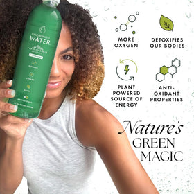 Bouteille de Chlorophyll Water vue de face