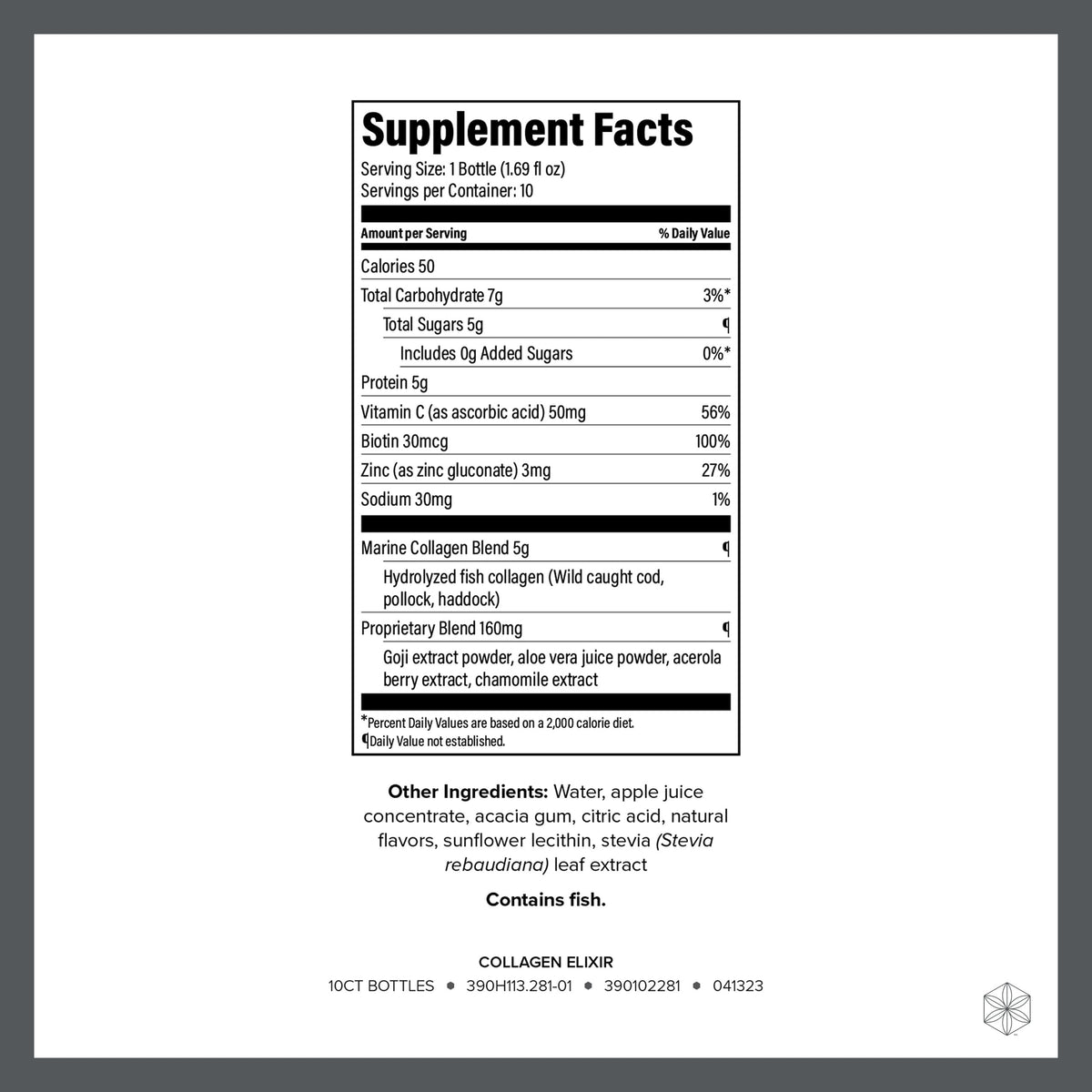Bouteille de Collagen Elixir Isagenix aux baies sauvages