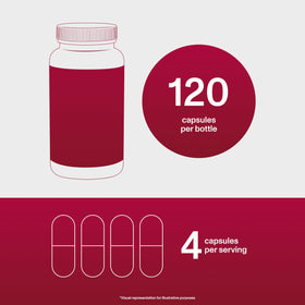 Bouteille de collagène de cartilage Vital Proteins sur table en bois