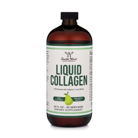 Bouteille de collagène liquide Double Wood 2500 mg vue de face