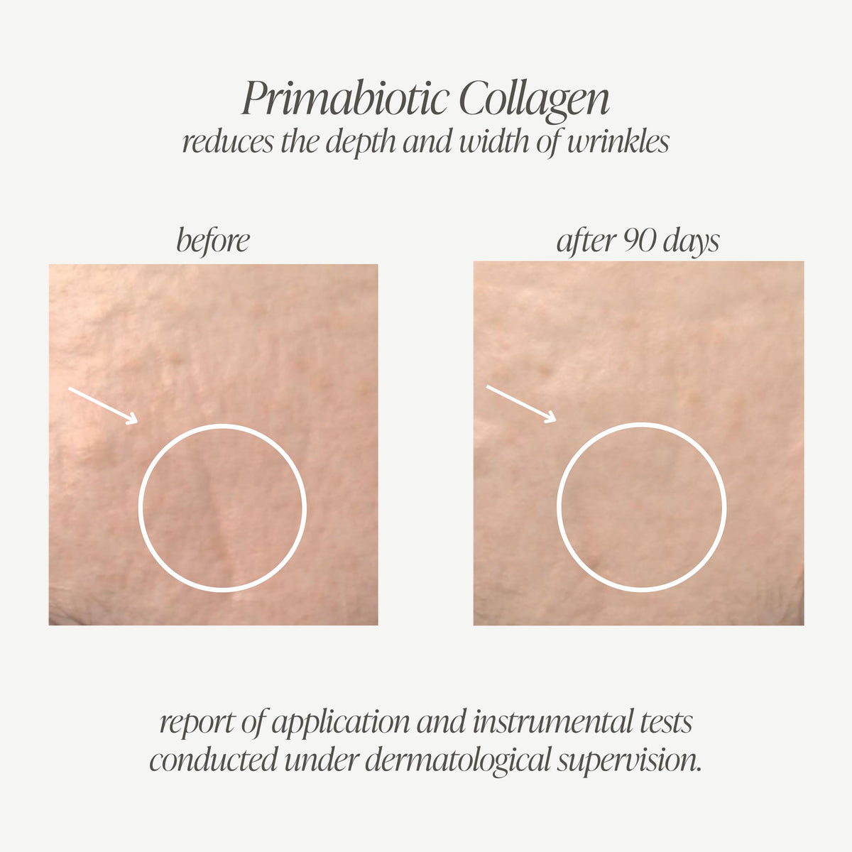 Bouteille de collagène PRIMABIOTIC sur une table