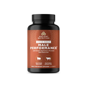 Bouteille de complément alimentaire Ancient Nutrition pour hommes, 30 comprimés