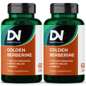 Bouteille de complément alimentaire Berbérine Divinity Nutra vue de face