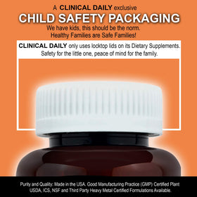 Bouteille de Complément Alimentaire Cholesterol Care Clinical Daily sur une table