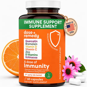 Bouteille de complément alimentaire dose + remedy Echinacée 60 capsules