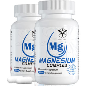 Bouteille de complément alimentaire EnvyCure Magnésium 500mg vue de face