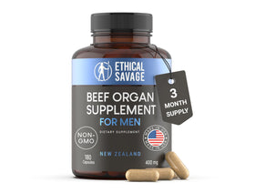 Bouteille de complément alimentaire Optimal Carnivore avec 180 capsules