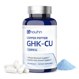 Bouteille de complément GHK-Cu 120mcg DNOUHN vue de face