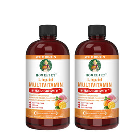 Bouteille de complément multivitaminé liquide HOWEEJET 10000mcg Biotine