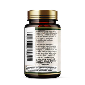 Bouteille de complément NMN Nature's Nutrition avec fond de nature