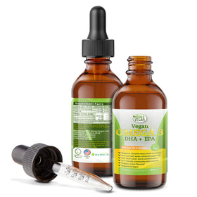 Bouteille de complément Omega 3 Végétal Amala Vegan vue avant