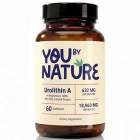 Bouteille de complément YOUBYNATURE Urolithin A 632mg vue de face