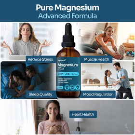 Bouteille de Complexe de Magnésium HERBANA avec compte-gouttes