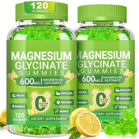 Bouteille de Cytona Gummies de Magnésium Glycinate 600mg vue de face