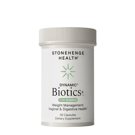 Bouteille de Dynamic Biotics+ pour Femmes de Stonehenge Health, vue avant