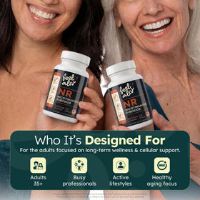 Bouteille de Feelaliv Nicotinamide Riboside sur une table