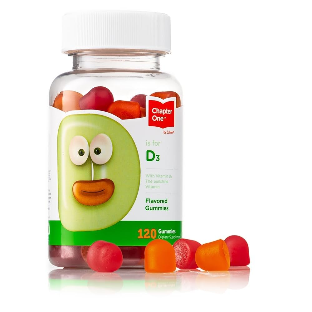 Bouteille de gélifiés Zahler Vitamine D3 1000 IU vue de face