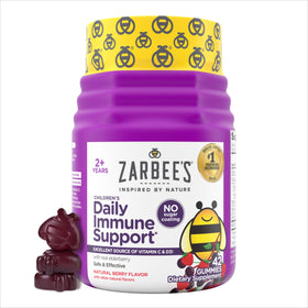 Bouteille de gélifiés Zarbee's pour enfants 42 unités