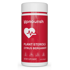 Bouteille de gélules UpNourish Citrus Bergamot vue de face