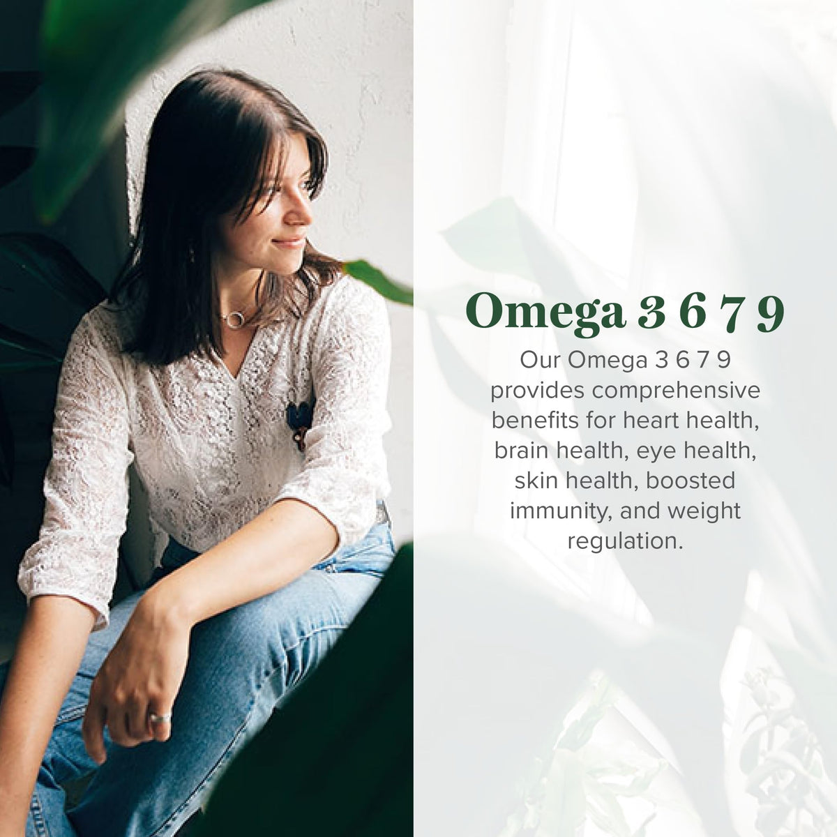 Bouteille de Global Healing Omega 3 6 7 9 avec étiquette
