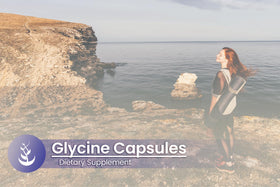 Bouteille de Glycine PURE ORIGINAL INGREDIENTS 100 capsules