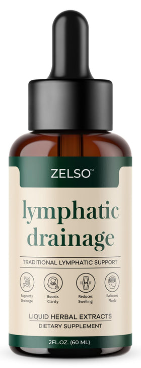Bouteille de Gouttes de Drainage Lymphatique ZELSO vue de face