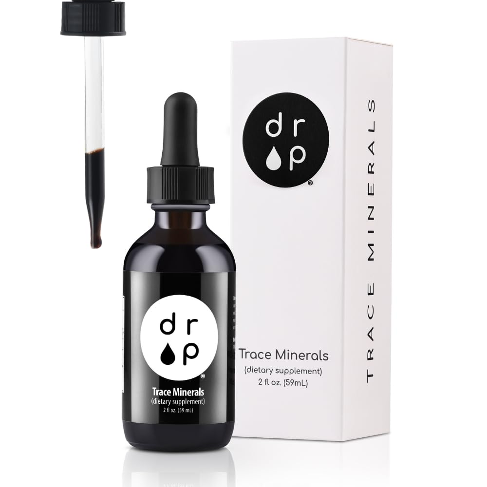 Bouteille de gouttes de minéraux traces D R P, 118 servings