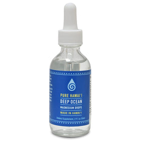 Bouteille de gouttes minérales Kona Sea Salt vue de face
